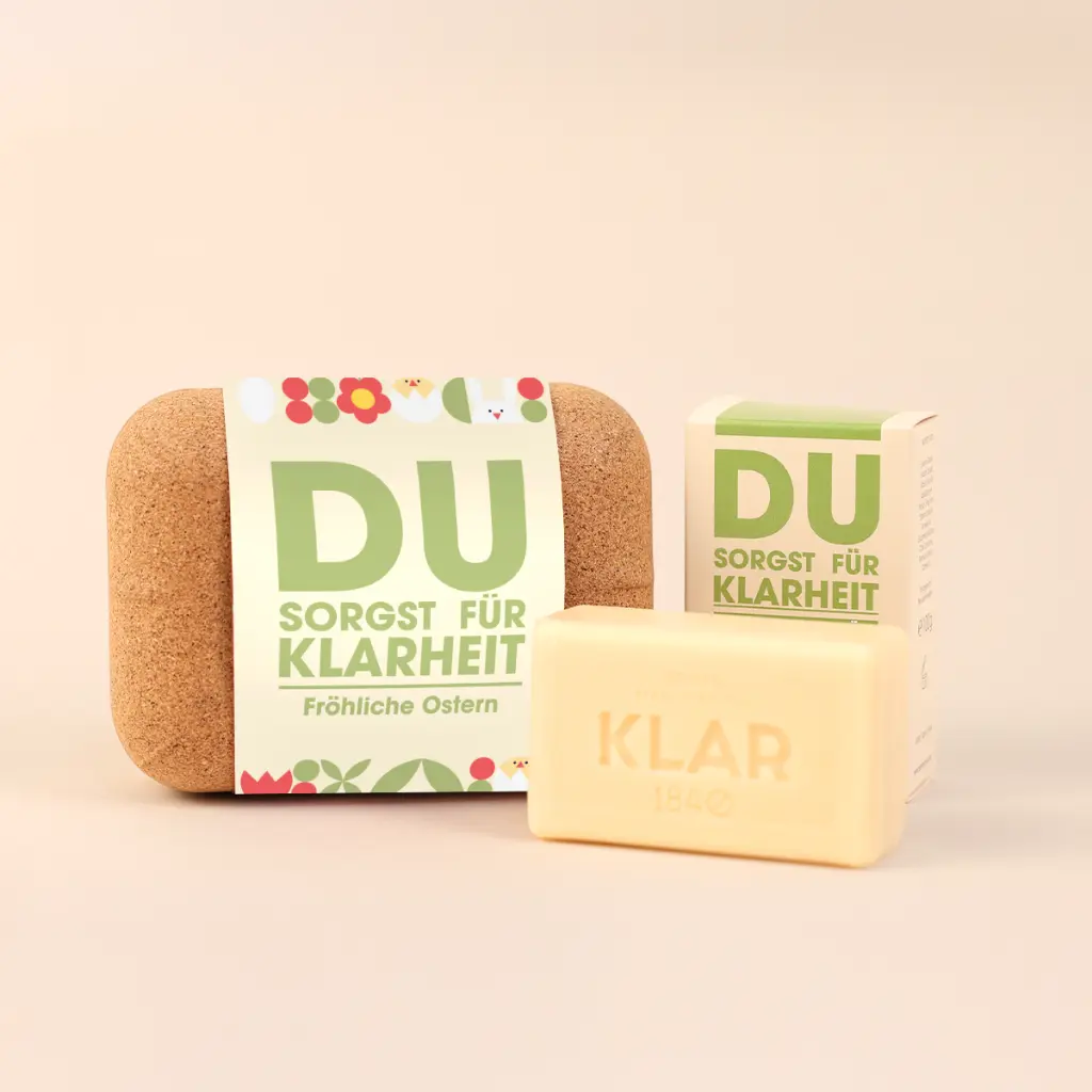 "Du sorgst für Klarheit" - Osterseife