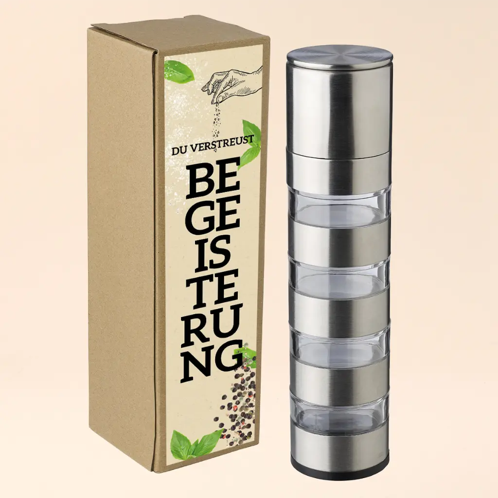 Gewürzmühle 4 in 1 "Du verstreust Begeisterung!"