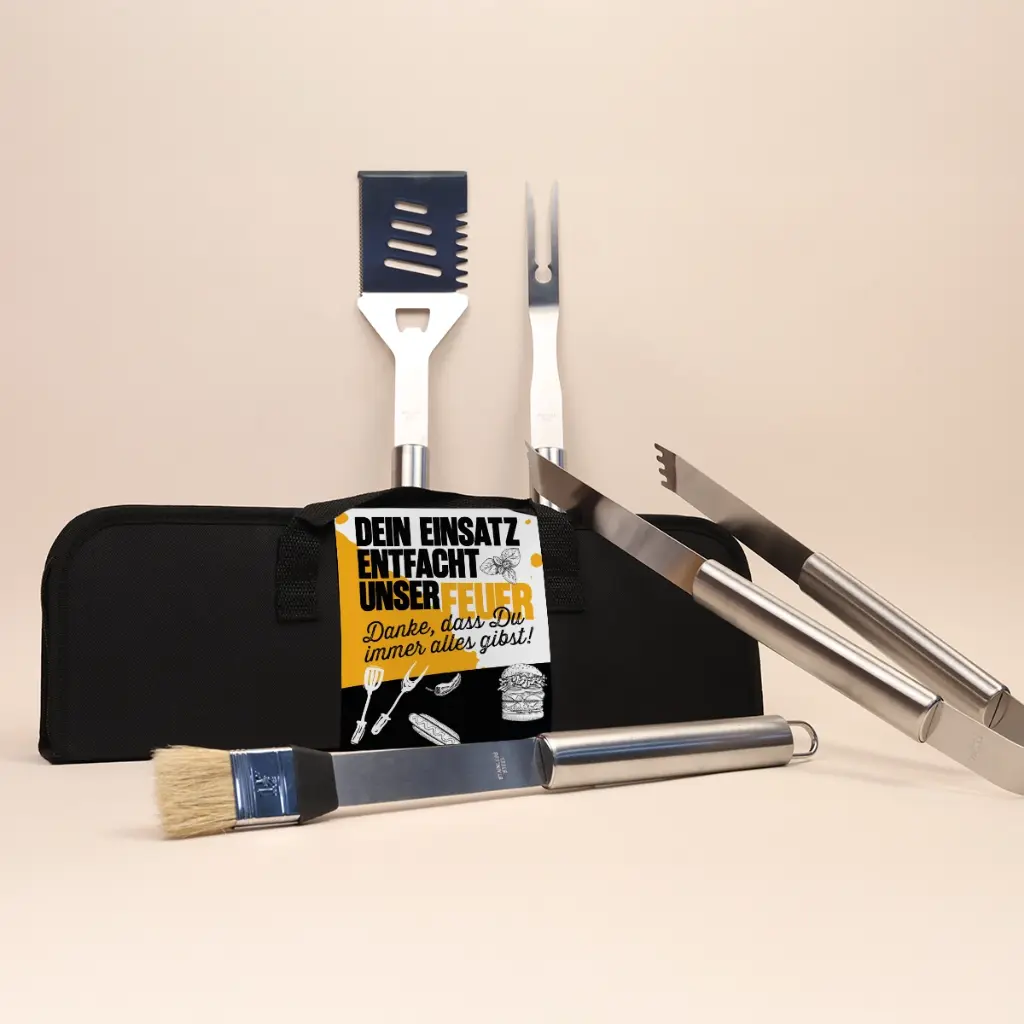Grilltasche "Dein Einsatz entfacht unser Feuer!"