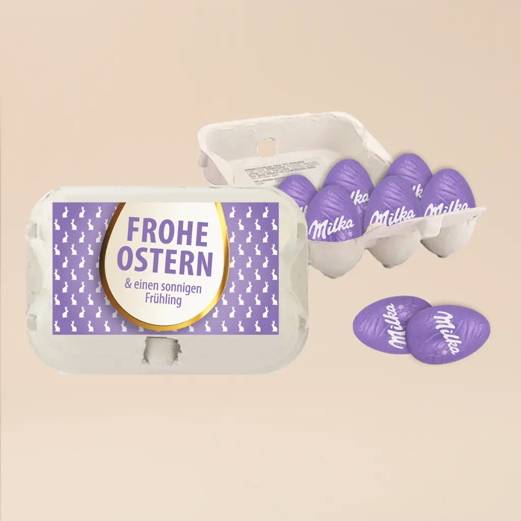Frohe Ostern - Milka Sixpack