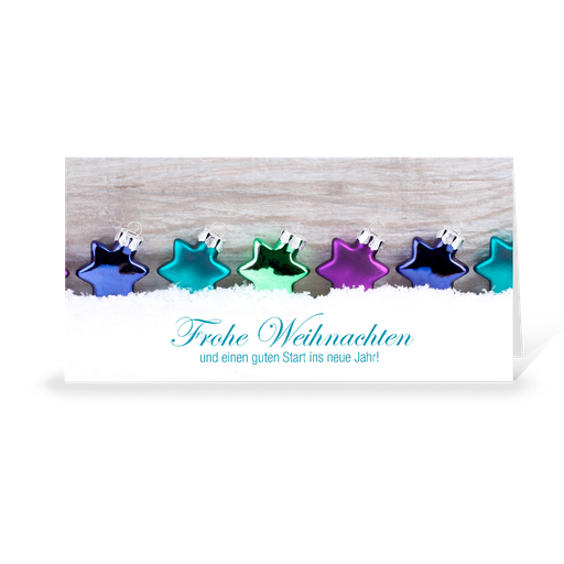 [WP5081] Karte: Abendsterne (Wir gestalten gratis für Dich)