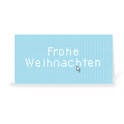 [WP5078] Karte: PiXel MAS - Text (Wir gestalten gratis für Dich)
