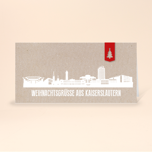 [WP10758] Karte: Skyline modern - Kaiserslautern (Wir gestalten gratis für Dich)
