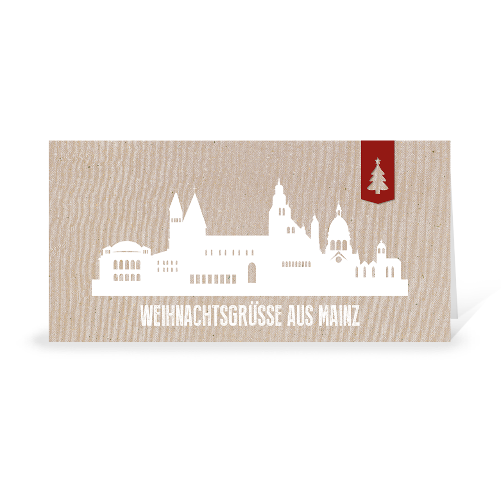 Karte: Skyline modern - Mainz