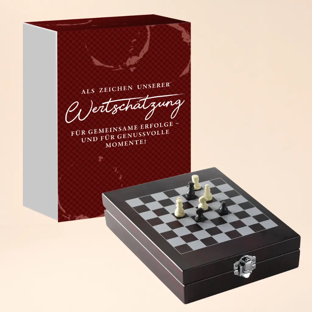 Luxus-Weinset "Als Zeichen unserer Wertschätzung"