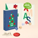 Lindt Adventskalender zum Aufklappen, Inlay aus Papier