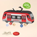 3D Adventskalender "Bahn" mit Lindt Schokolade mit Papier-Inlay 