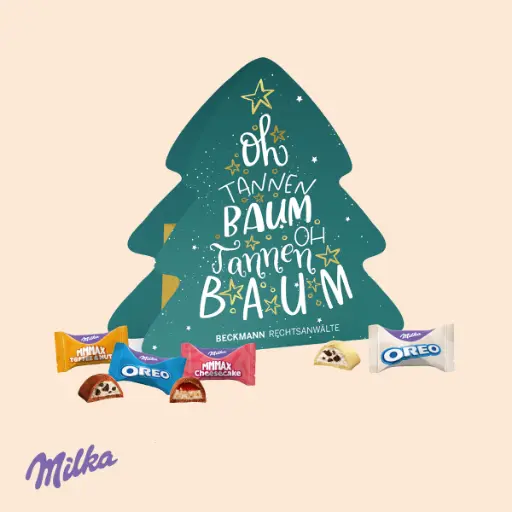 [95603] Weihnachtsbaum Milka „Favourites“ 