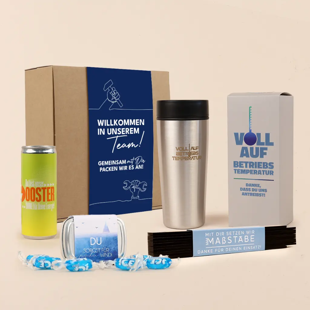 Handwerker-Startbox - "Gemeinsam mit Dir packen wir es an!"