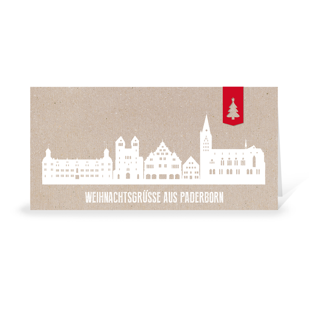 Karte: Skyline modern - Paderborn