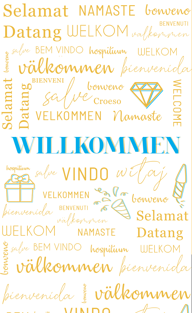 Motiv "Willkommen"