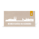 Karte: Skyline modern - Regensburg