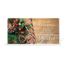 Karte: Rustikaler Rahmen