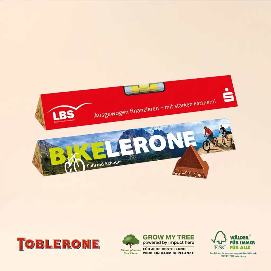 TOBLERONE Riegel im Werbeschuber, 100 g