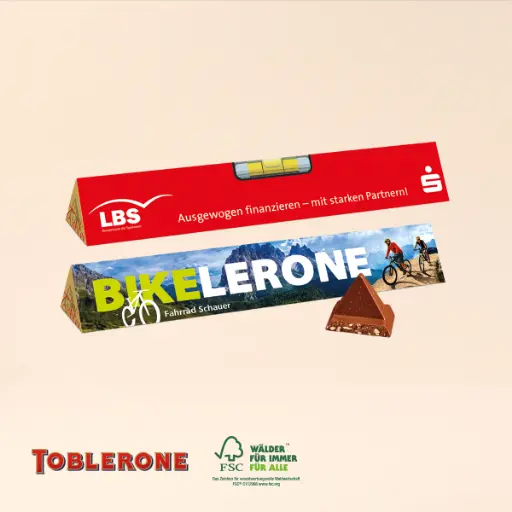 [91258] TOBLERONE Riegel im Werbeschuber, 100 g