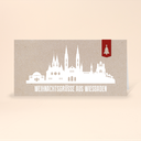 Karte: Skyline modern - Wiesbaden