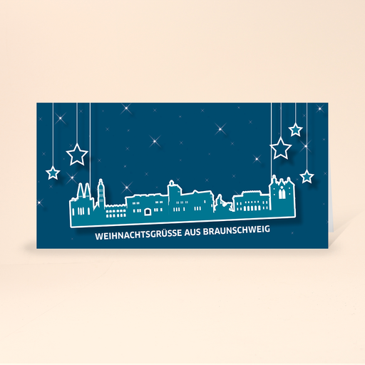 [WP10778] Karte: Skyline pop - Braunschweig (Wir gestalten gratis für Dich)