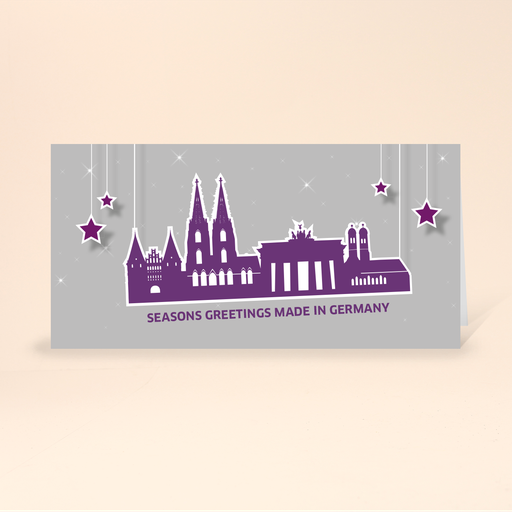 [WP10780] Karte: Skyline pop - Deutschland (Wir gestalten gratis für Dich)