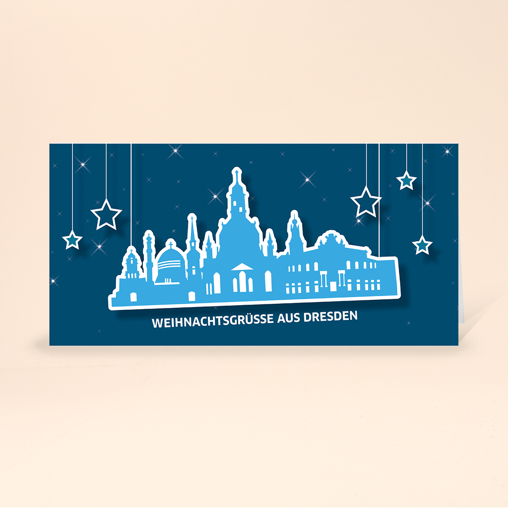 Karte: Skyline pop - Dresden