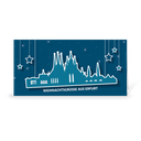 Karte: Skyline pop - Erfurt