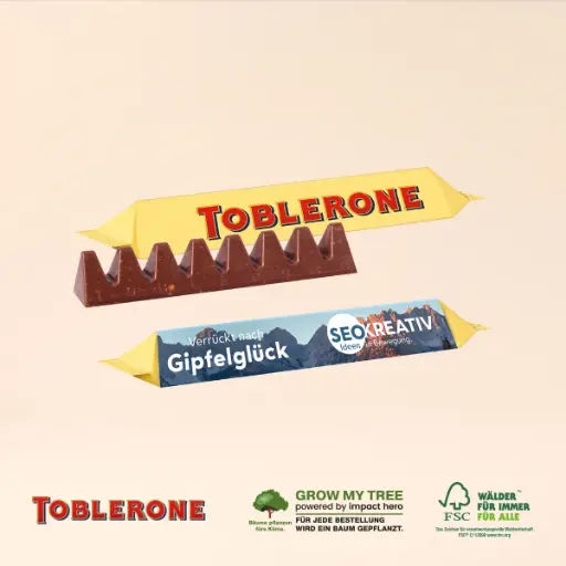 [91256] TOBLERONE Riegel im Werbeschuber, 35 g