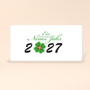 Karte: Glücklich - Kleeblatt