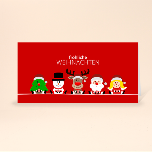 [WP2627] Karte: Weihnachtsteam - Team (Wir gestalten gratis für Dich)