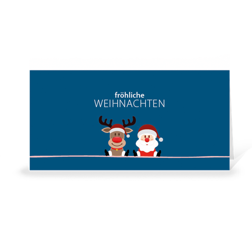 Karte: Weihnachtsteam - Partner 01