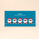 Karte: Weihnachtsteam - Santas