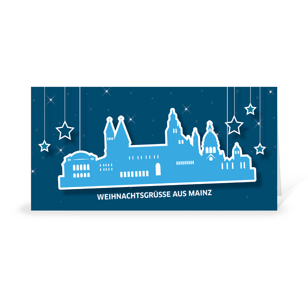 Karte: Skyline pop - Mainz