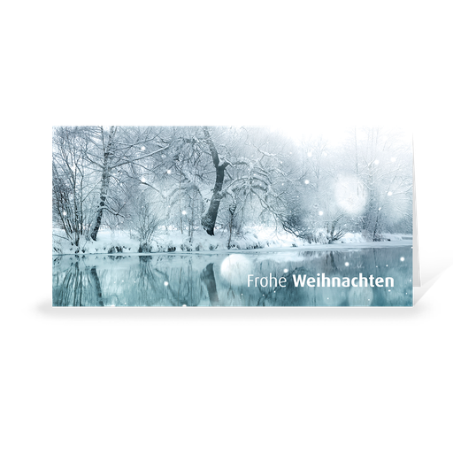 [WP1528] Karte: Winterlandschaft (Wir gestalten gratis für Dich)
