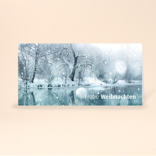[WP1528] Karte: Winterlandschaft (Wir gestalten gratis für Dich)