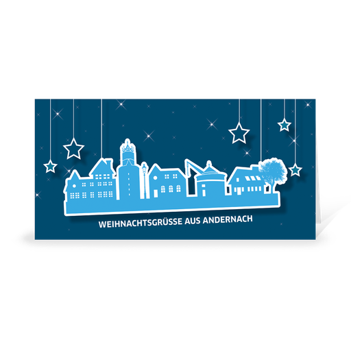 [WP10804] Karte: Skyline pop - Andernach (Wir gestalten gratis für Dich)