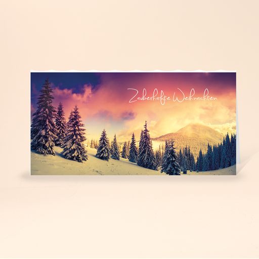 [WP2635] Karte: Winterweihnachtswelt (Wir gestalten gratis für Dich)
