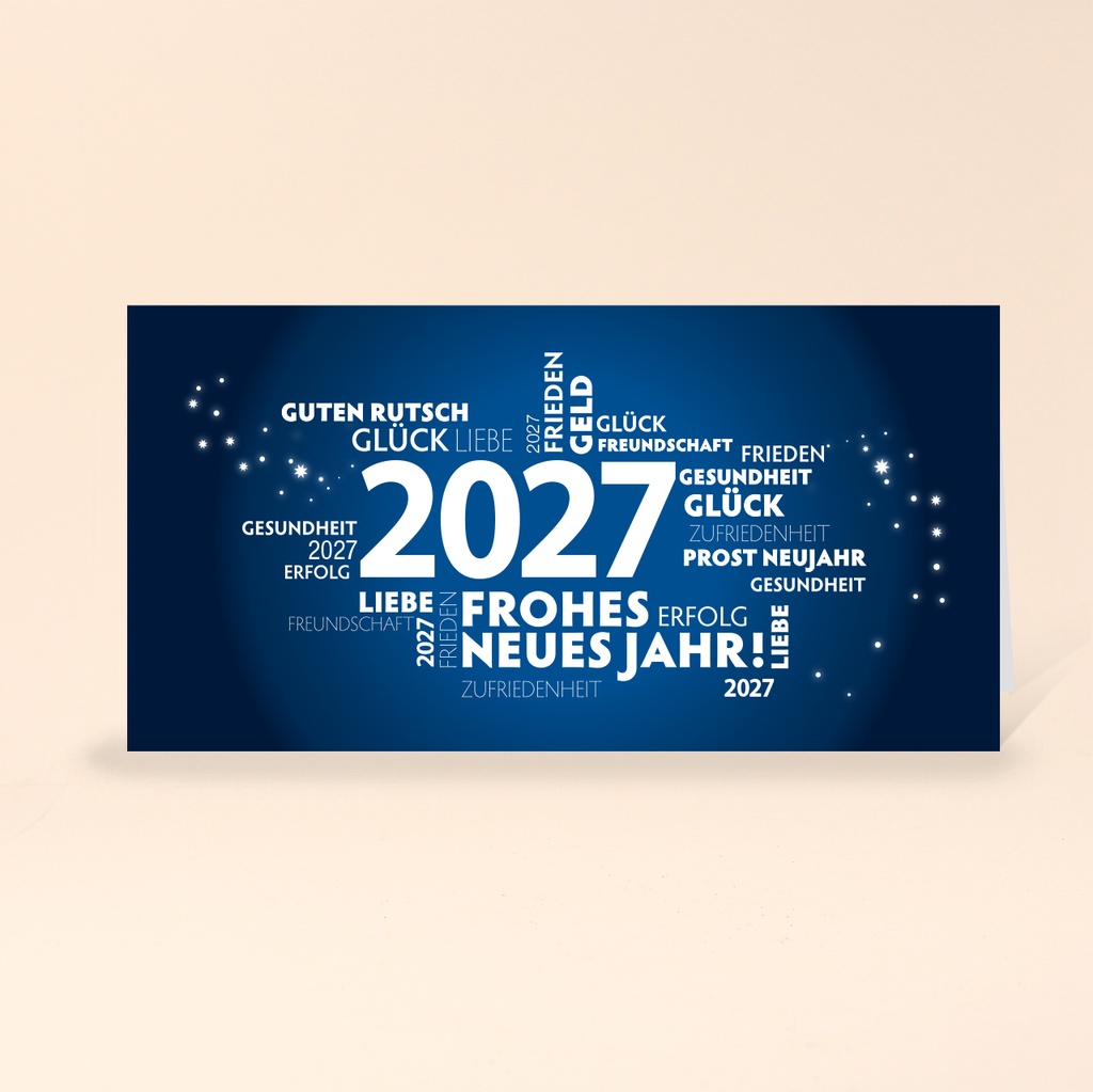 Karte: Neujahrswünsche
