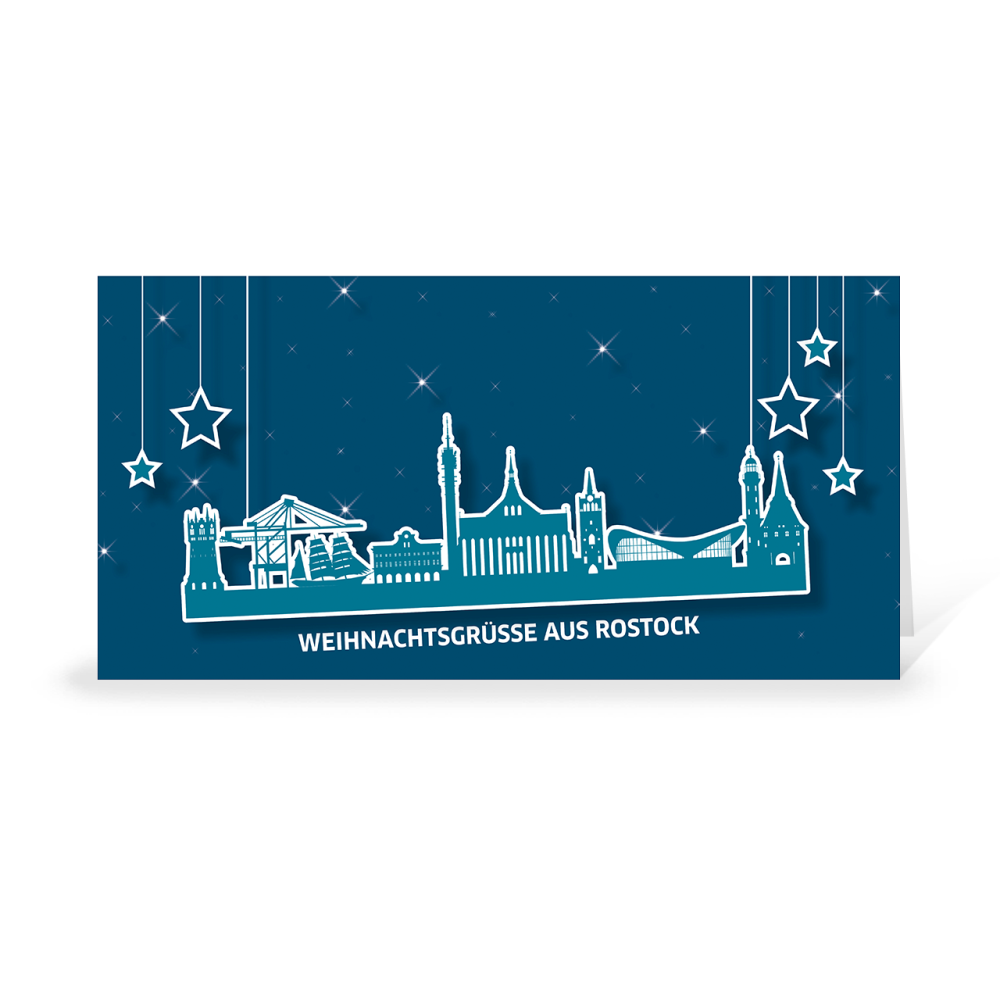 Karte: Skyline pop - Rostock