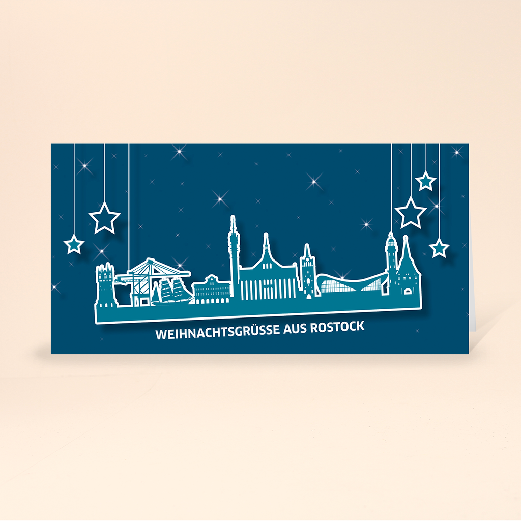 Karte: Skyline pop - Rostock