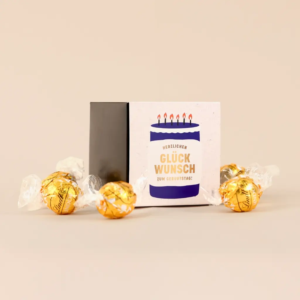 "Herzlichen Glückwunsch" - Lindt Box