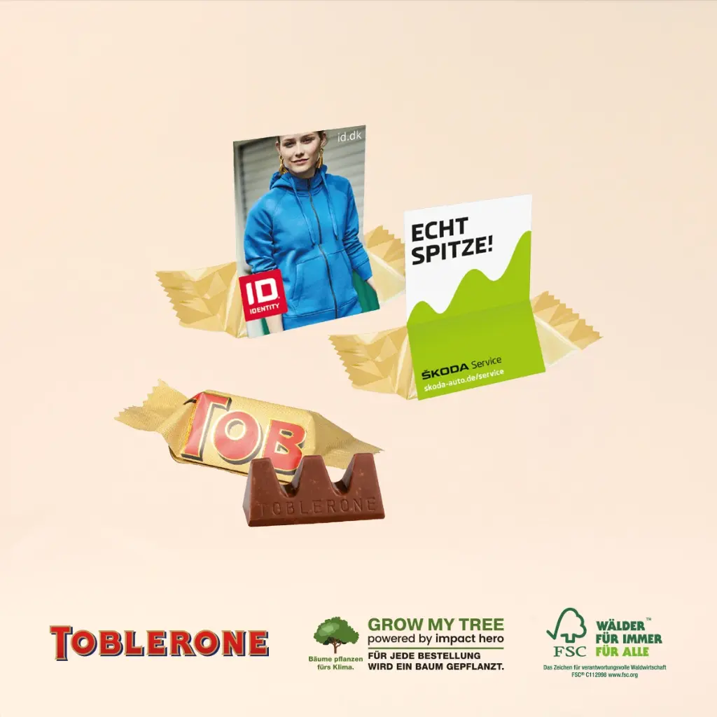 TOBLERONE Minis im Werbeaufsteller