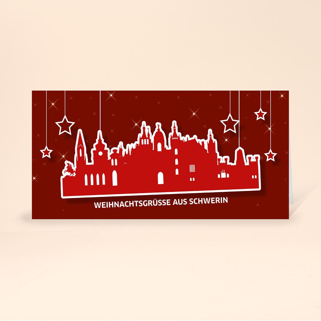 Karte: Skyline pop - Schwerin