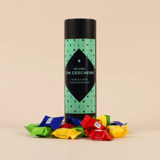 [WP12870] Geschenkhülse "Sie sind ein Geschenk" - Ritter Sport