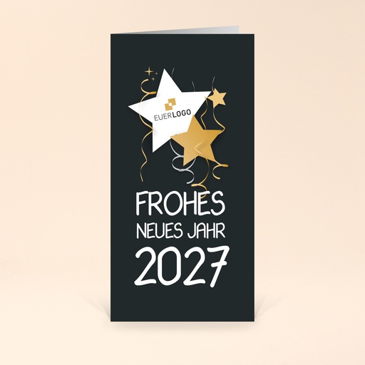 [WP2954] Karte: Neujahrsstern (Wir gestalten gratis für Dich)