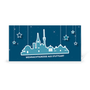 Karte: Skyline pop - Stuttgart