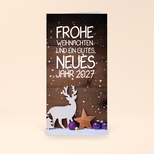 [WP2962] Karte: Hüttenzauber (Wir gestalten gratis für Dich)