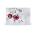 Karte: Postkarte Eiskalter Zauber - Vogelbeeren