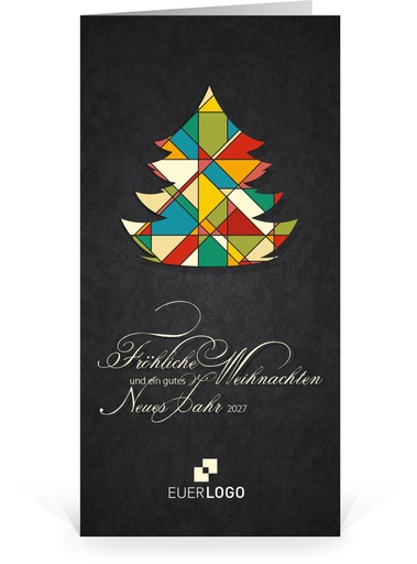 [WP2966] Karte: Mosaik (Wir gestalten gratis für Dich)