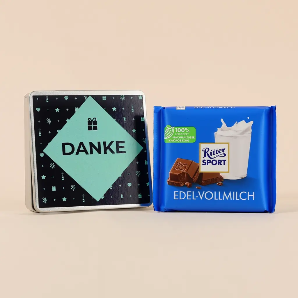 "DANKE" - Ritter Sport Dose
