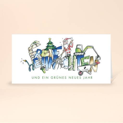 [WP10819] Karte: Branchenbildnis - Gartenlandschaftsbau (Wir gestalten gratis für Dich)
