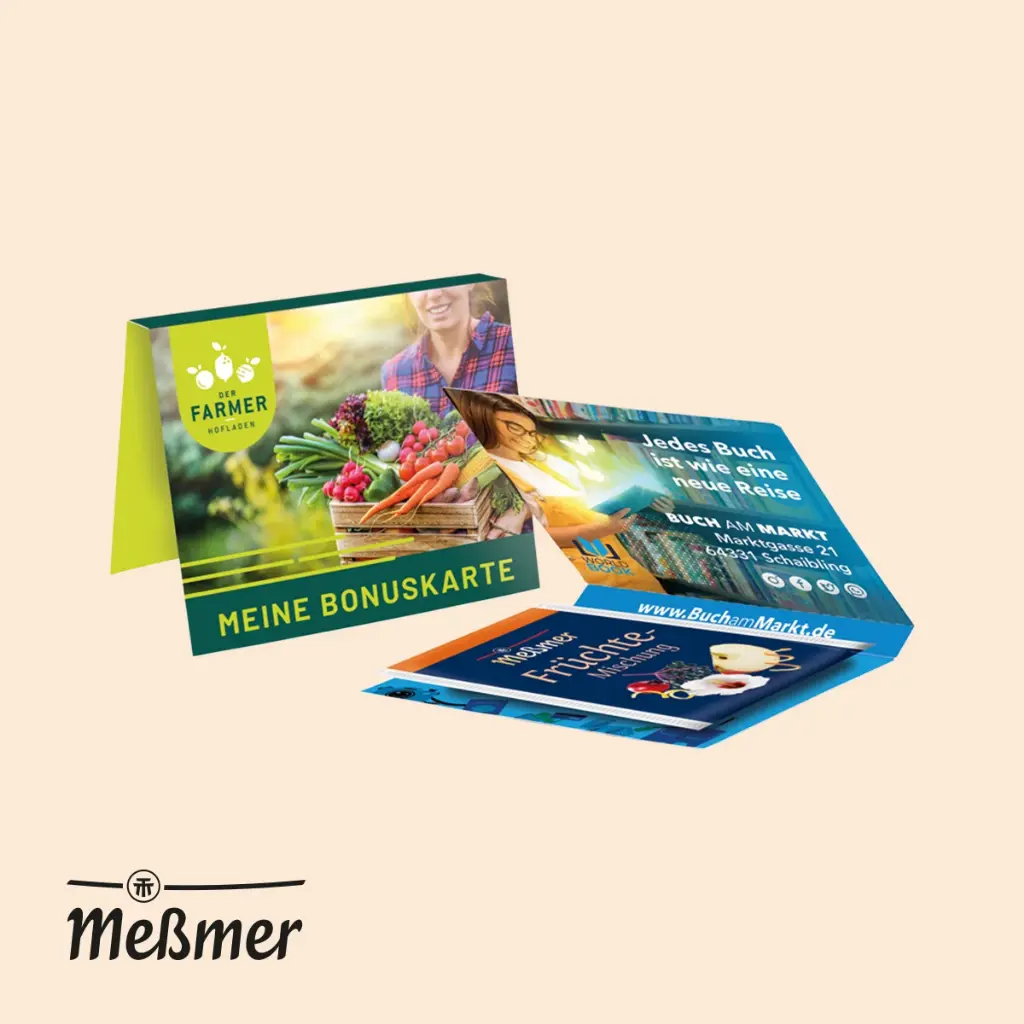 Werbekarte Midi Meßmer Teebeutel