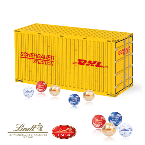 Container Adventskalender Lindt